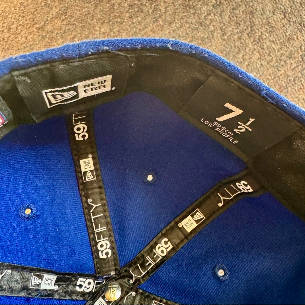 Chicago Cubs On field hat w/ World Series Patch 7 1/2 - Picture 7 of 7